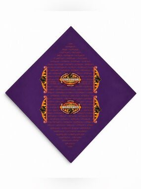 Rare Vintage Survivor Thailand Season 5 Purple Outwit Outplay Outlast Bandana